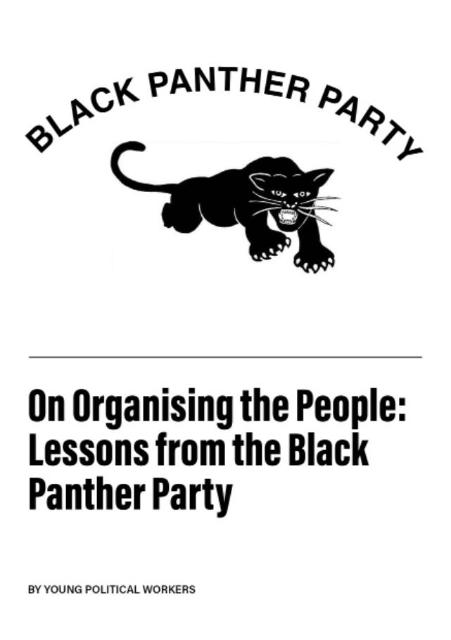 Cover of On Organising the People: Lessons from the Black Panther Party